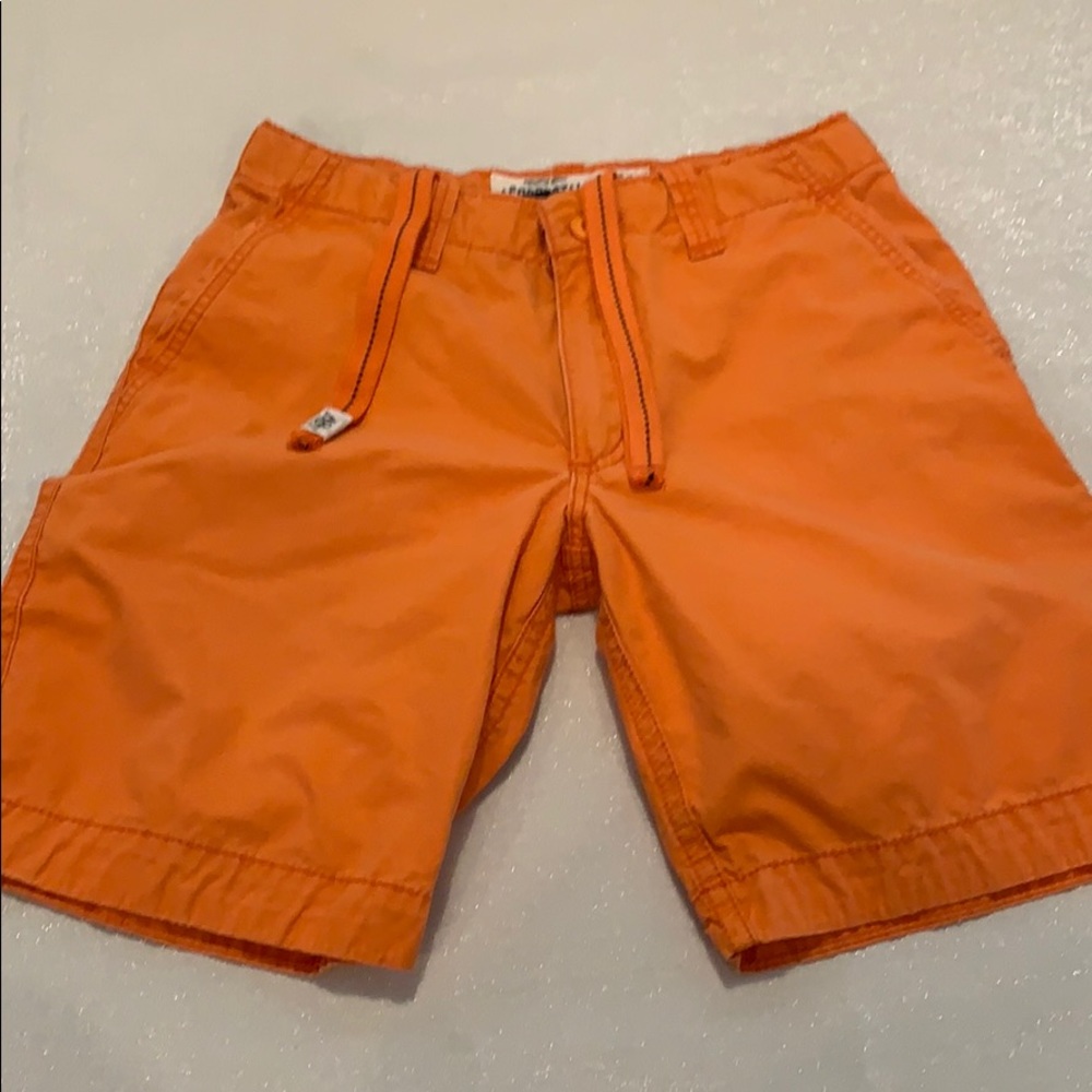 AéRopostale Orange Flat Front Shorts